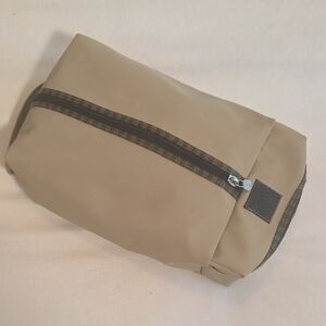 Fendi Toiletry Makeup Travel Bag, Cream
